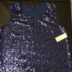 NEW: Sequin Glitter Party Tank Sleeveless/Tank XL